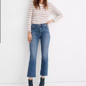 Madewell Cali Demi-Boot Jeans in Fleetwood Wash